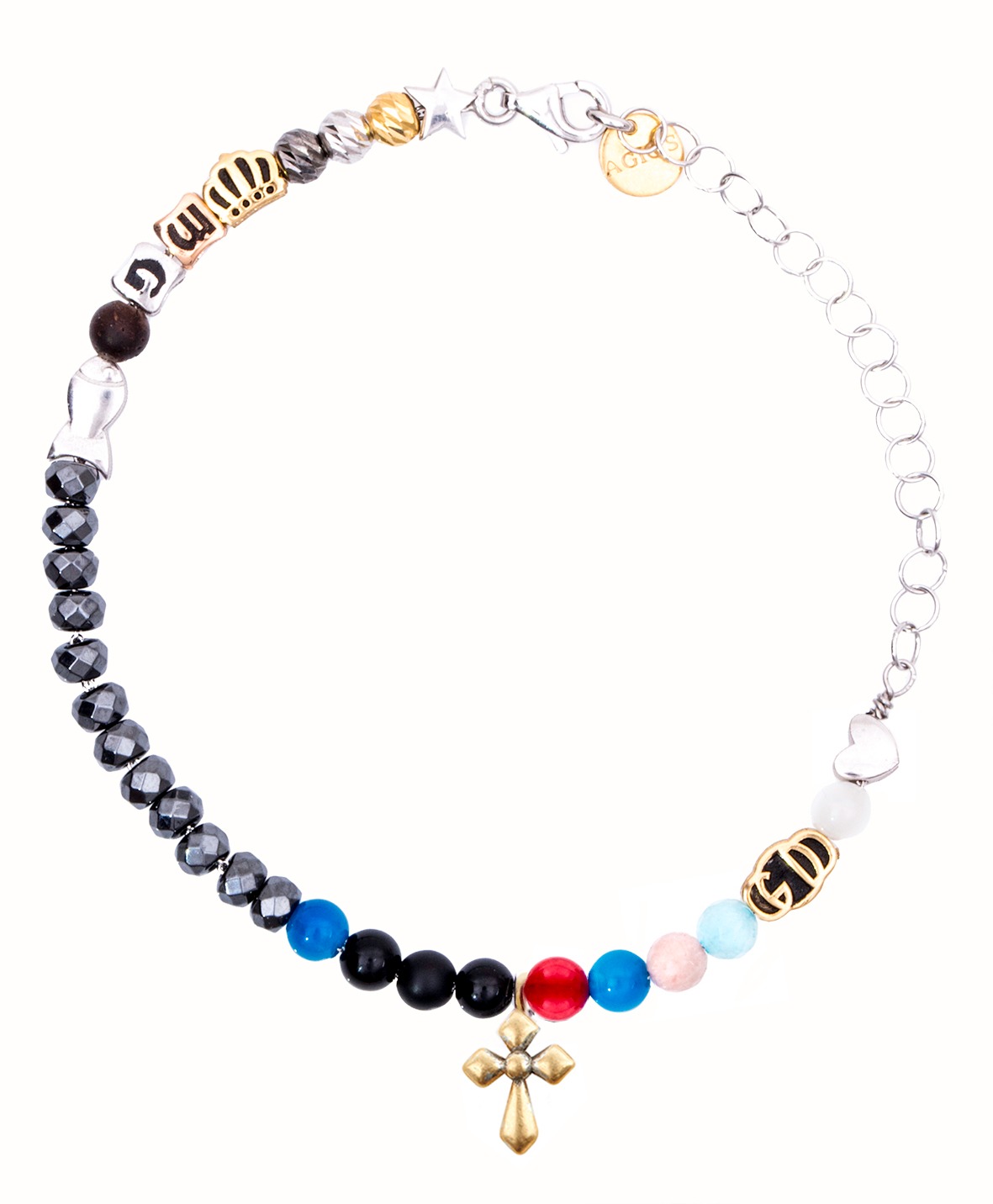 Βραχιόλι IESUS  απο ασήμι 925°  (code AGI 1001/B-OR)